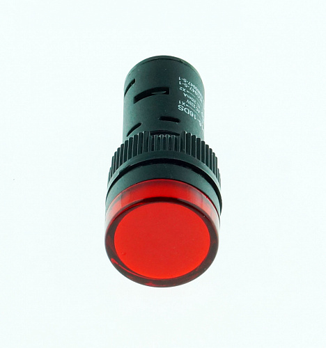 Индикатор ARG2-16FP-W-R220 (AR-AD16-16DS) красный ~220В