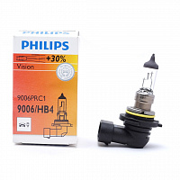 Галогенная лампа головного света HB4 Philips Vision+30% 3200K 12V 51W P22d 9006PRC1