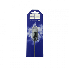 Шнур USB-A (шт) - USB type C 1,0м HOCO X14. 3A. черный 