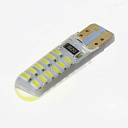 Светодиодная лампа T10 (W5W) 12V 3014 24 SMD LED White 