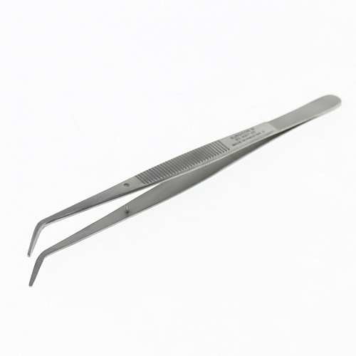 Пинцет 160 мм изогнутый 