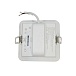 Светильник квадратный Philips 59451 MESON 105 9W WH SQ recessed (9Вт, 650Лм, 4К) 1 Потертости на корпусе
