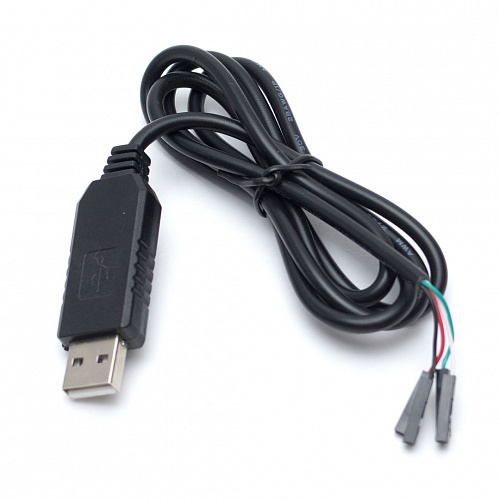 Шнур USB-A штекер - UART, 1м (TTL RS232 на базе PL2303HX) для Arduino 