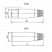 XLR гнездо на кабель TD-358 3F, Разъём