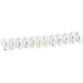 Колодка Navigator NTB-UPE-S12-5/WH зажимная винтовая, 1.5-6.0мм2, 5А