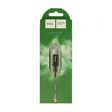 Шнур HOCO X14 USB Micro/ 1m/ 2A/ Нейлон/ Black