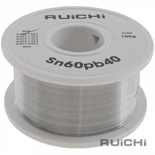 Припой RUICHI Sn60Pb40 0.3мм 100гр 