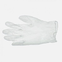 Перчатки защитные виниловые M (прозрачные), уп/ 3 пары