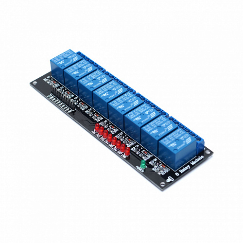Модуль реле 8 каналов (5В, 10А) для Arduino