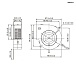 Вентилятор Ruichi RQU9733MS 97x97x33мм 0.35A 12V