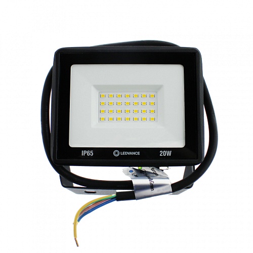 Прожектор светодиодный ДО-20Вт LEDVANCE FL ECO 4000К 2000lm IP65 110D черный 4099854136962