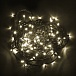 Гирлянда 230V 400 LED 40м, 2700K, IP44, шнур 3м, CL07 линейная