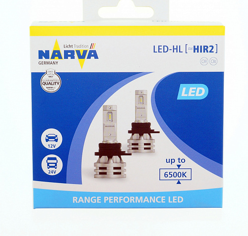 Светодиодная лампа HIR2 Narva Range Performance LED-HL 6500K 12/24V 18044 2шт