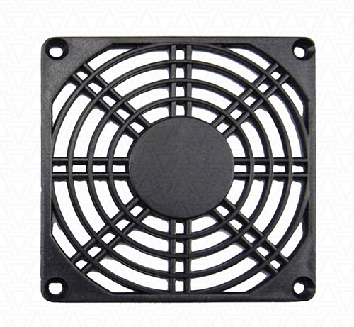 Решетка для вентилятора  80x80мм пластик