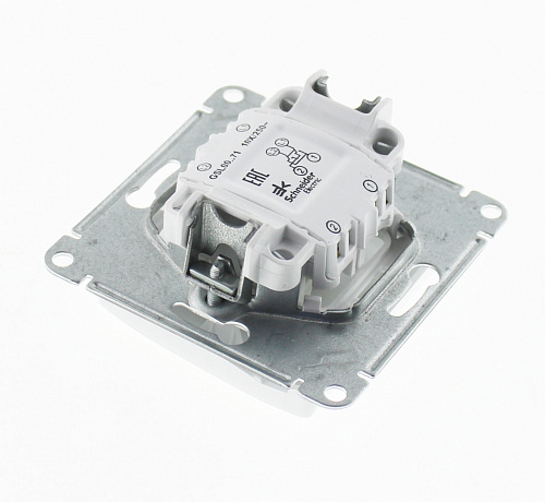 Переключатель "перекрестный" 1-кл. с/у Schneider Electric Glossa 250V 10А белый