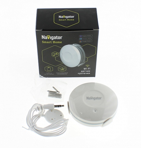 Умный датчик протечки воды Navigator SmartHome NSH-SNR-W01-WiFi