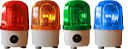Лампа сигнальная желтая на магнитном креплении ЛН-1101 ~220 В