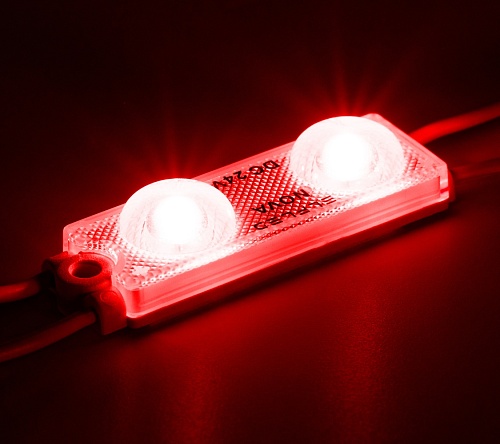 Светодиодный модуль ELFLED NOVA 24V 2SMD диод 2835 (24V, 1W, IP67, 175 град) красный