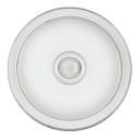 Светильник с инфракрасным датчиком движения ОНЛАЙТ OBL-R1-5-4K-WH-IP40-LED-SNR белый, круг