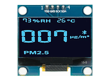 Дисплей OLED 1,3" 128x64 I2C SH1106  (4 контакта) синие символы, для Arduino 