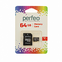 Perfeo microSDXC 64Gb High-Capacity Class10 UHS-1