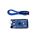 Контроллер Mega 2560 R3 (ATmega2560 + ATmega16U2) + кабель USB для Arduino