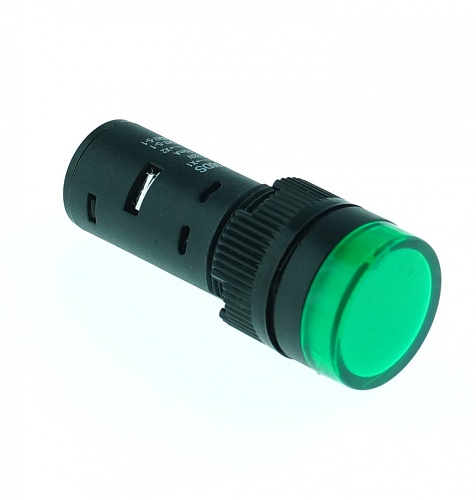 Индикатор ARG2-16FP-W-G220 (AR-AD16-16DS) зеленый ~220В