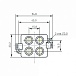 Модуль светодиодный ARL-LM5050-4 RGB 12V