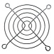 Решетка для вентилятора  80x80мм металл