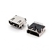HDMI-DIP-F-19pin гнездо на плату угловой, Разъём