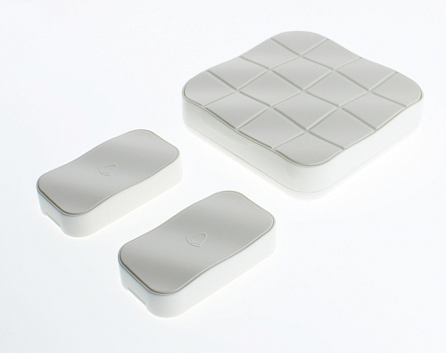 Звонок беспроводной Navigator NDB-D-DC05-2V1-WH, белый, 10 мелодий (1 блок динамика, 2 кнопки)