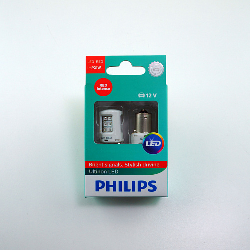 P21W Philips UltinonLED Red 12V 11498ULRX2