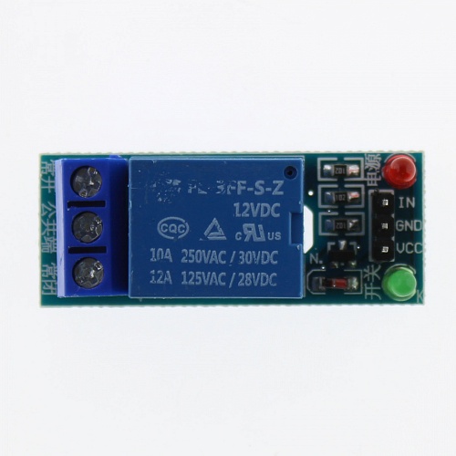 Модуль реле 1 канал (12В, 10А) для Arduino 	
