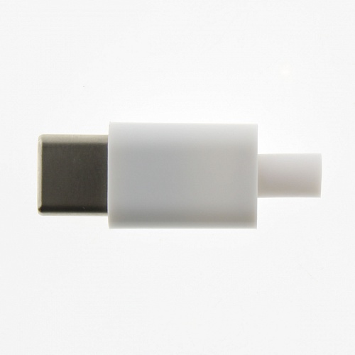 USB3.1 TYPE-C штекер на кабель ( белый), Разъём