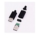 USB3.1 TYPE-C штекер на кабель ( чёрный), Разъём
