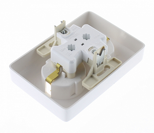 Розетка 2-ая с/у с з/к Schneider Electric ХИТ 250V 16A белый