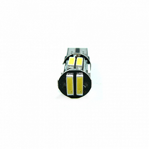 Светодиодная лампа T10 (W5W) 12V 7020 10 SMD LED White 