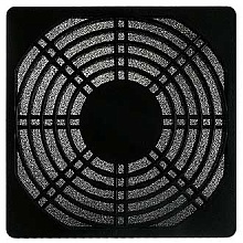 Решетка для вентилятора 120x120мм пластик с фильтром