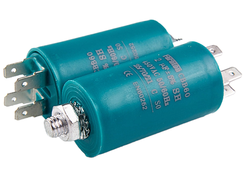 CBB60-E   2.0мкФ*450В(пусков.) КЛЕММЫ+БОЛТ, Конденсатор