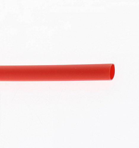 Трубка термоусадочная 4,8/1,6мм (3:1) красная, клеевая (1 метр)