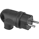 Вилка угловая Navigator NCA-PLR01-16A-E-IP44-BL с/з каучук черная