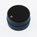 Ручка приборная 30X22  (6мм, круг) синий