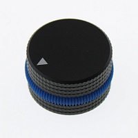 Ручка приборная 30X22  (6мм, круг) синий