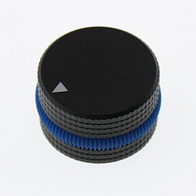 Ручка приборная 30X22  (6мм, круг) синий