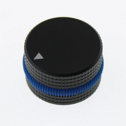 Ручка приборная 30X22  (6мм, круг) синий