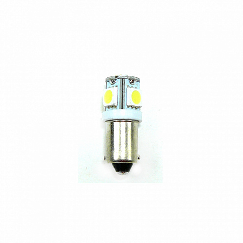 Светодиодная лампа T4W (BA9s) 12V 5050 5 SMD LED White