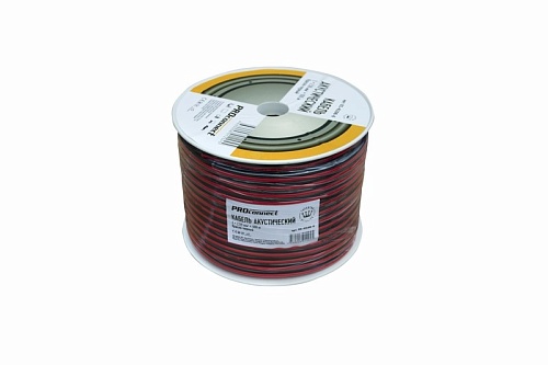 Кабель акустический PROconnect 2х2,5мм, алюминий-медь,черно-красный