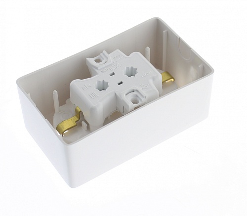 Розетка 2-ая о/у с з/к Schneider Electric ХИТ 250V 16A белый