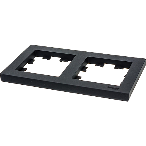 Рамка универсальная AtlasDesign 2 поста ATN001002 карбон