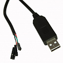 Шнур USB-A штекер - UART, 1м (TTL RS232 на базе PL2303HX) для Arduino 